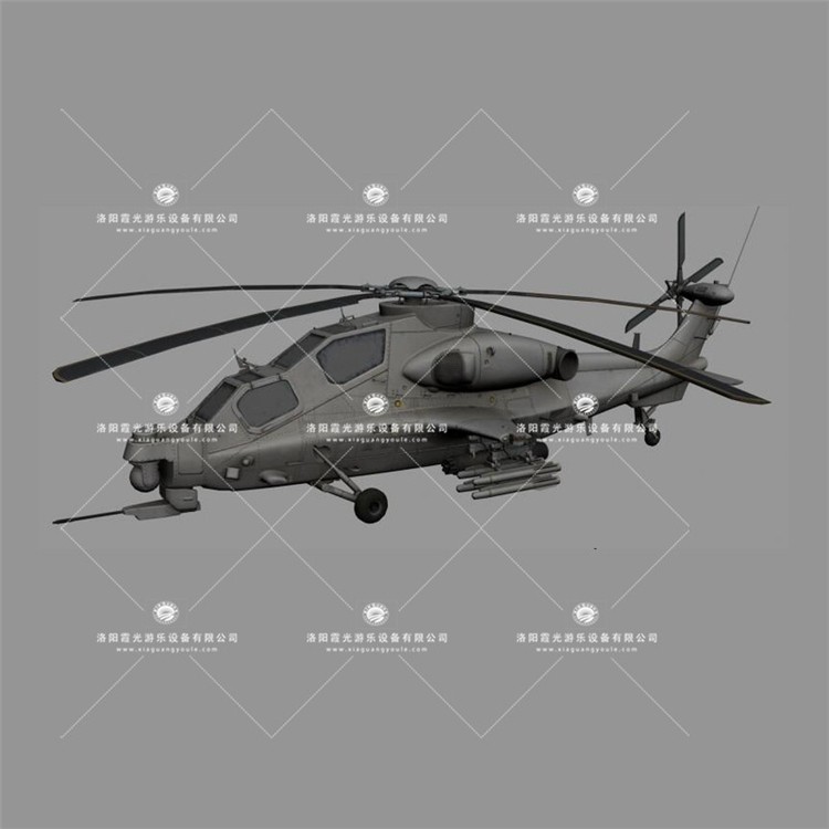 疏勒武装直升机3D模型