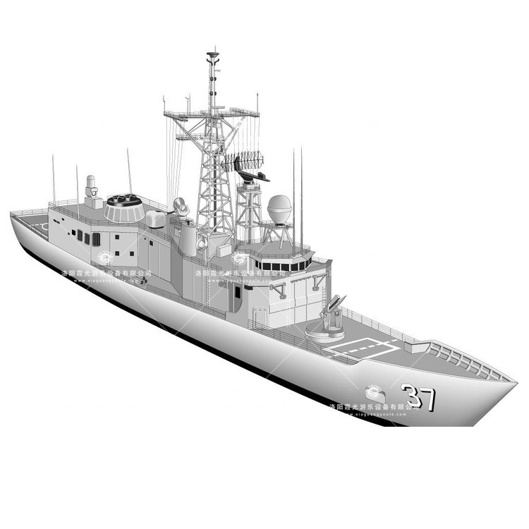 疏勒充气侦查船模型